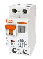 Выключатель автоматический дифференциальный АВДТ 63 1п+N 40А C 100мА тип A | код. SQ0202-0008 | TDM 